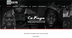 Desktop Screenshot of cokaynbeats.com